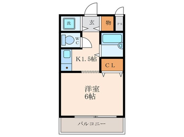 ﾚﾌｧｲﾝﾄﾞ西難波Ⅱの物件間取画像